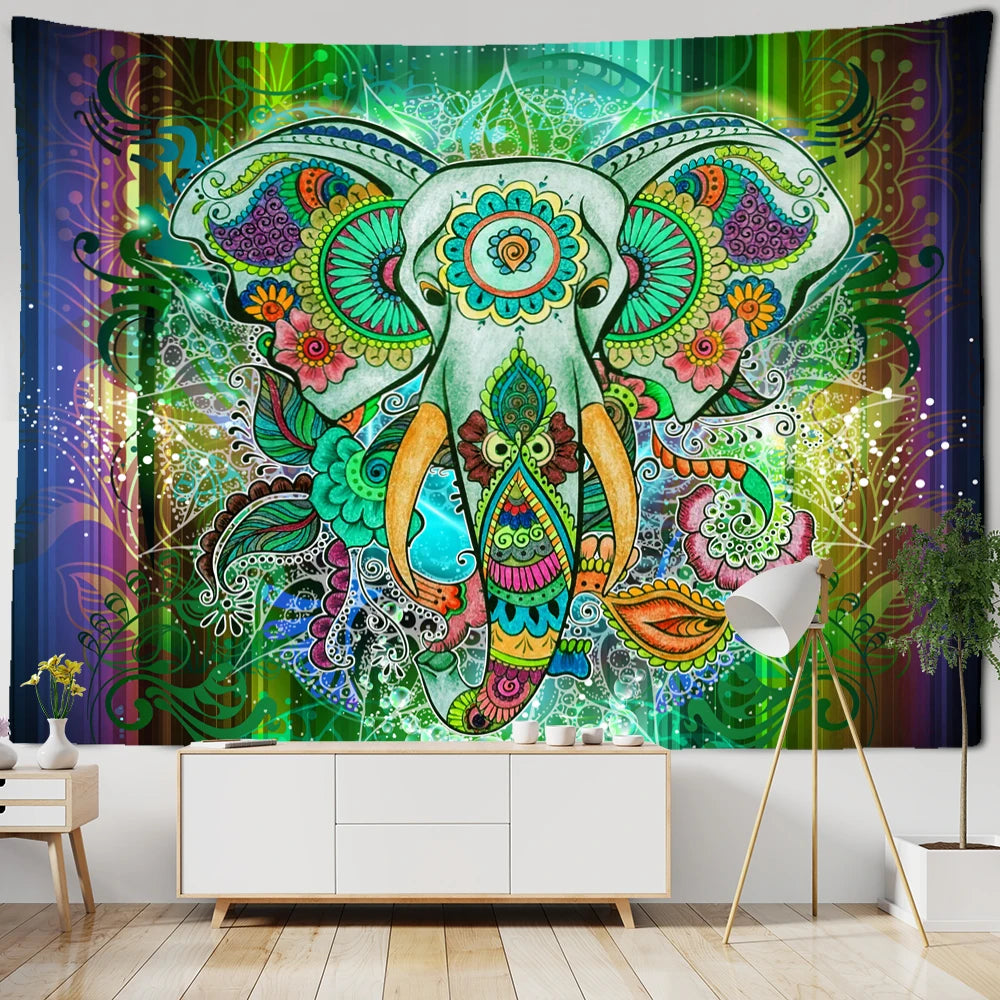 Rainbow Chakra Elephant