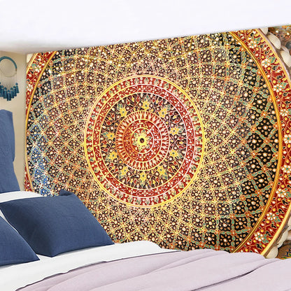 Mandala Tapestry Wall Hanging Floral Boho Deco Dorm Tapiz Psychedelic Tapestry Hippie Carpet Indian Background Fabric Wall