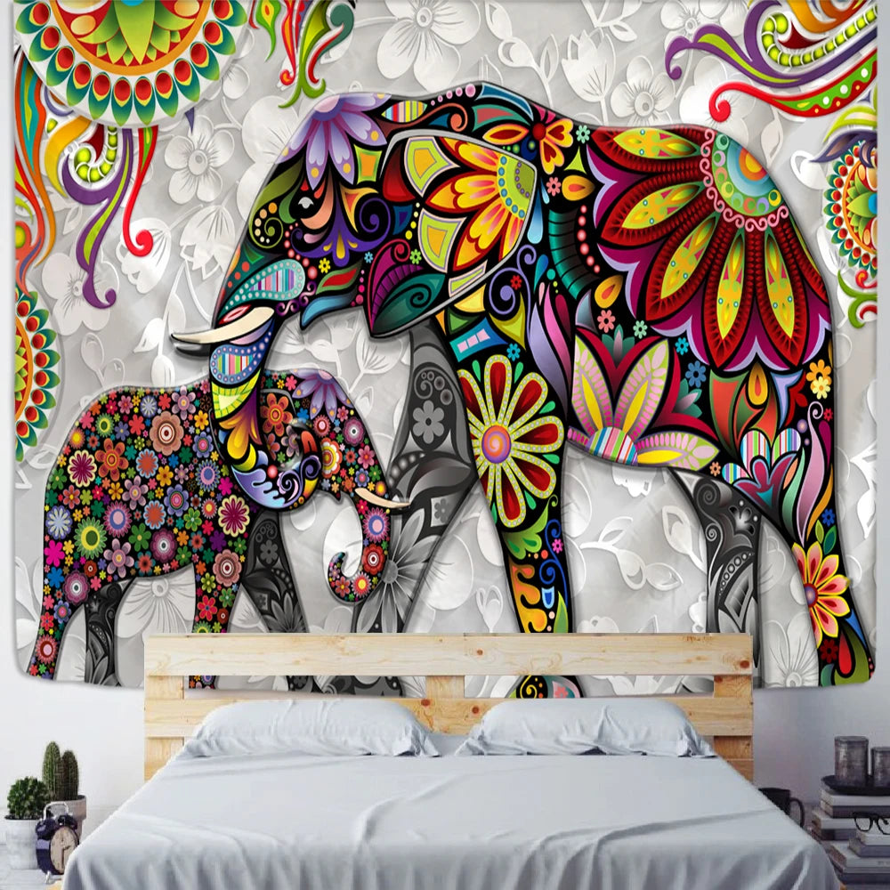 Rainbow Chakra Elephant