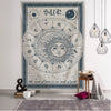 Sun Moon Phase Tarot Tapestry Wall Hanging Psychedelic Witchcraft Tapiz Hippie Dormitory Living Room Home Decor