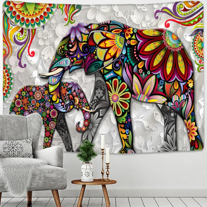 Rainbow Chakra Elephant