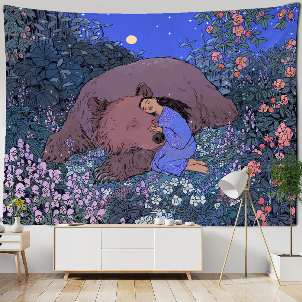 Bear Hug: Dreaming in Wild Flowers