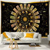 Golden Zodiac Tapestry