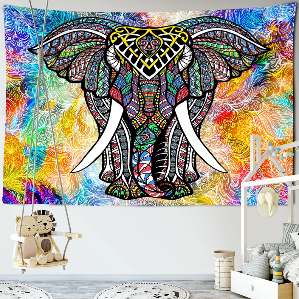 Rainbow Chakra Elephant