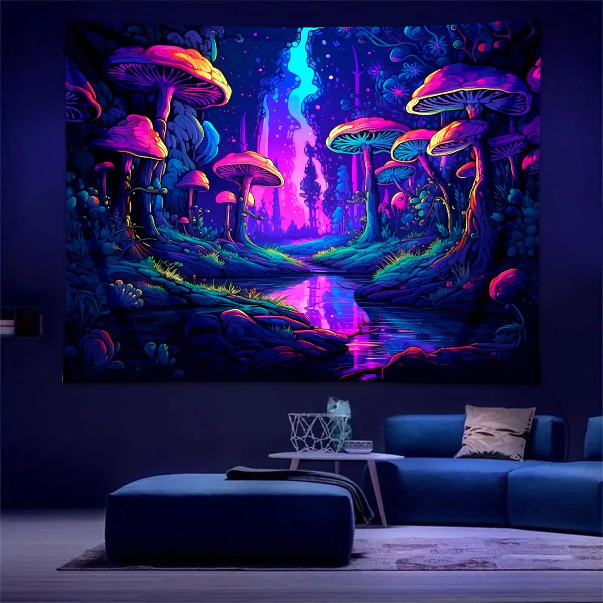 Psychedelic Mushroom Forest Dreamscape